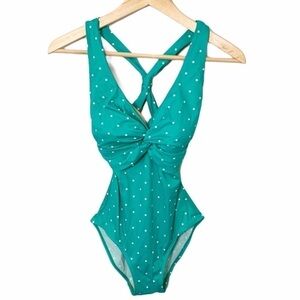 LL Bean Polka Dot One-Piece Swimsuit
